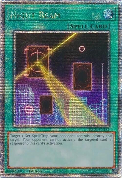 Image for Night Beam (Quarter Century Secret Rare) (Quarter Century Stampede) (RA04-EN182) - YuGiOh