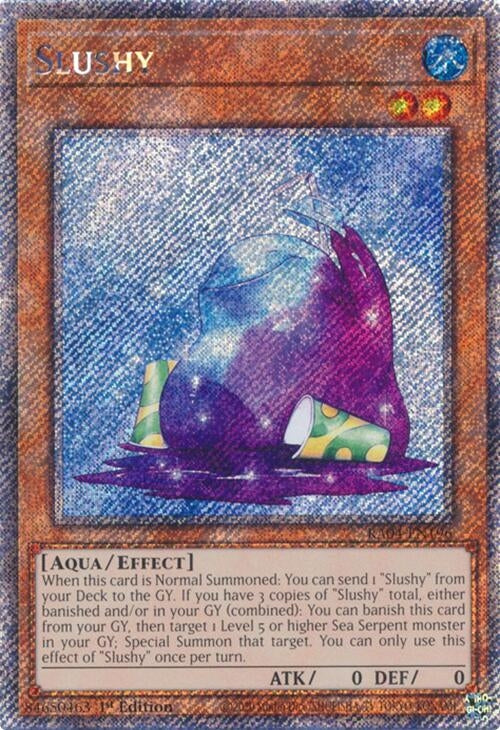 Image for Slushy (Platinum Secret Rare) (Quarter Century Stampede) (RA04-EN196) - YuGiOh