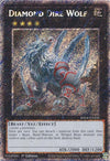 Image for Diamond Dire Wolf (Platinum Secret Rare) (Quarter Century Stampede) (RA04-EN200) - YuGiOh