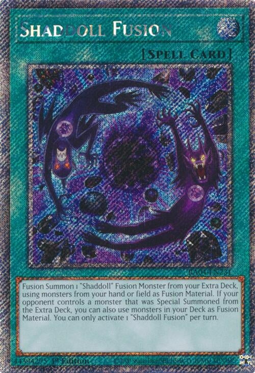 Image for Shaddoll Fusion (Platinum Secret Rare) (Quarter Century Stampede) (RA04-EN231) - YuGiOh