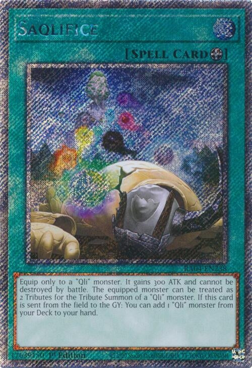 Image for Saqlifice (Platinum Secret Rare) (Quarter Century Stampede) (RA04-EN238) - YuGiOh