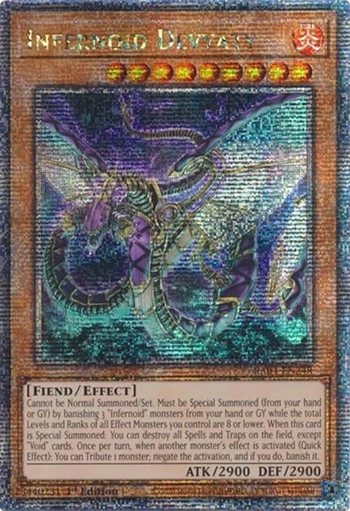 Image for Infernoid Devyaty (Quarter Century Secret Rare) (Quarter Century Stampede) (RA04-EN248) - YuGiOh