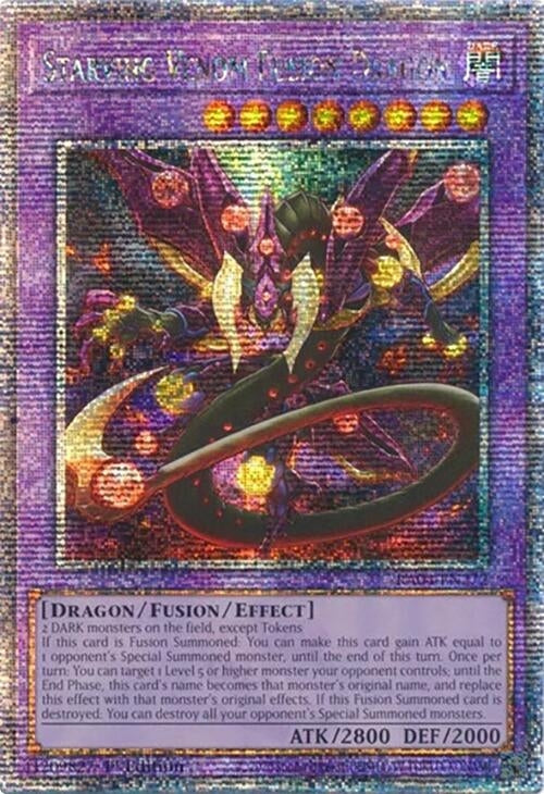 Image for Starving Venom Fusion Dragon (Quarter Century Secret Rare) (Quarter Century Stampede) (RA04-EN272) - YuGiOh