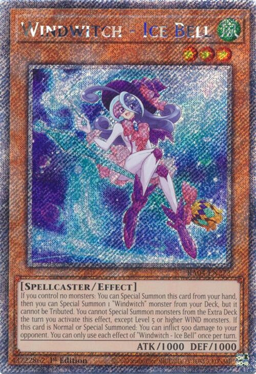 Image for Windwitch - Ice Bell (Platinum Secret Rare) (Quarter Century Stampede) (RA04-EN273) - YuGiOh