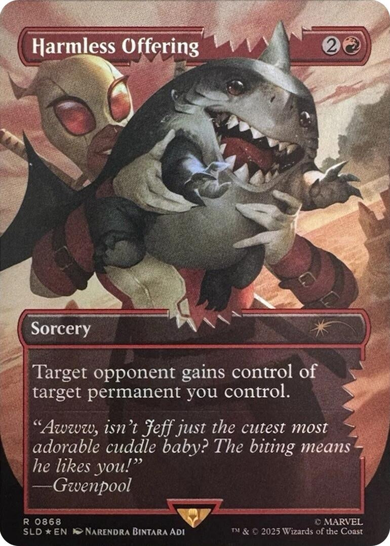 Image for Harmless Offering (Rainbow Foil) (Secret Lair Drop Series) (868) - Magic: The Gathering