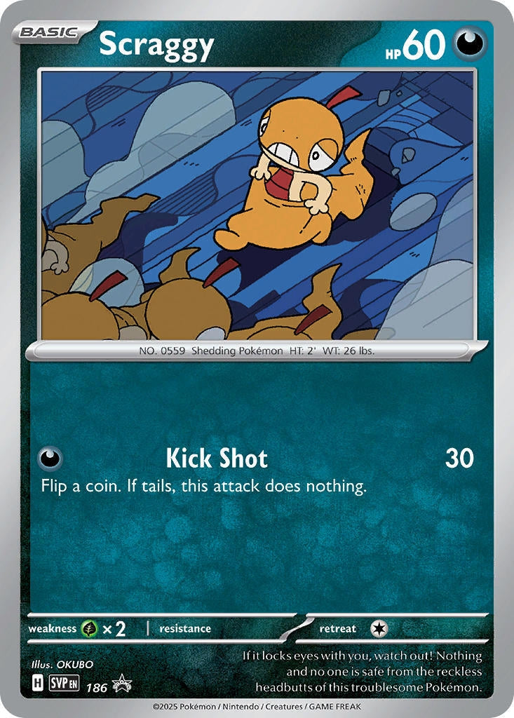 Image for Scraggy - 186 (SV: Scarlet & Violet Promo Cards) (186) - Pokemon