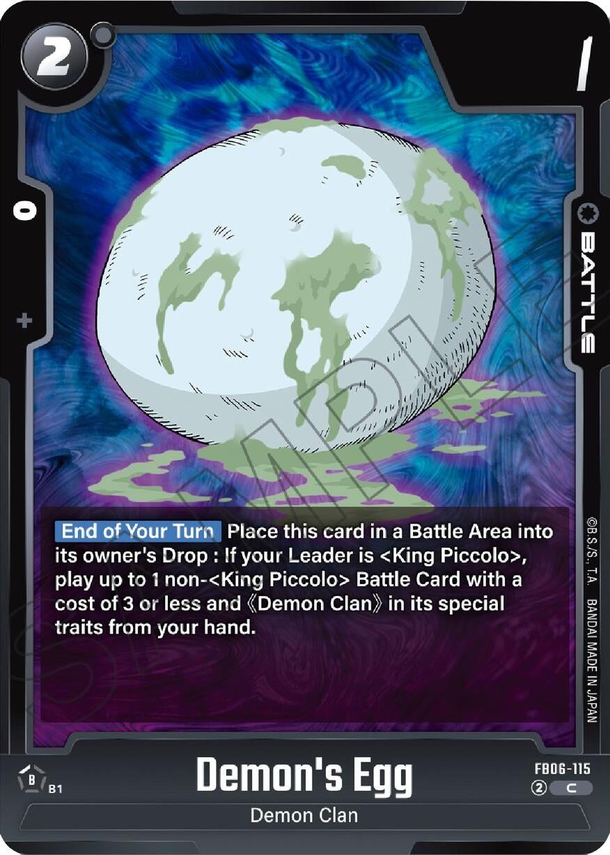Image for Demon's Egg (Rivals Clash) (FB06-115) - Dragon Ball Super: Fusion World