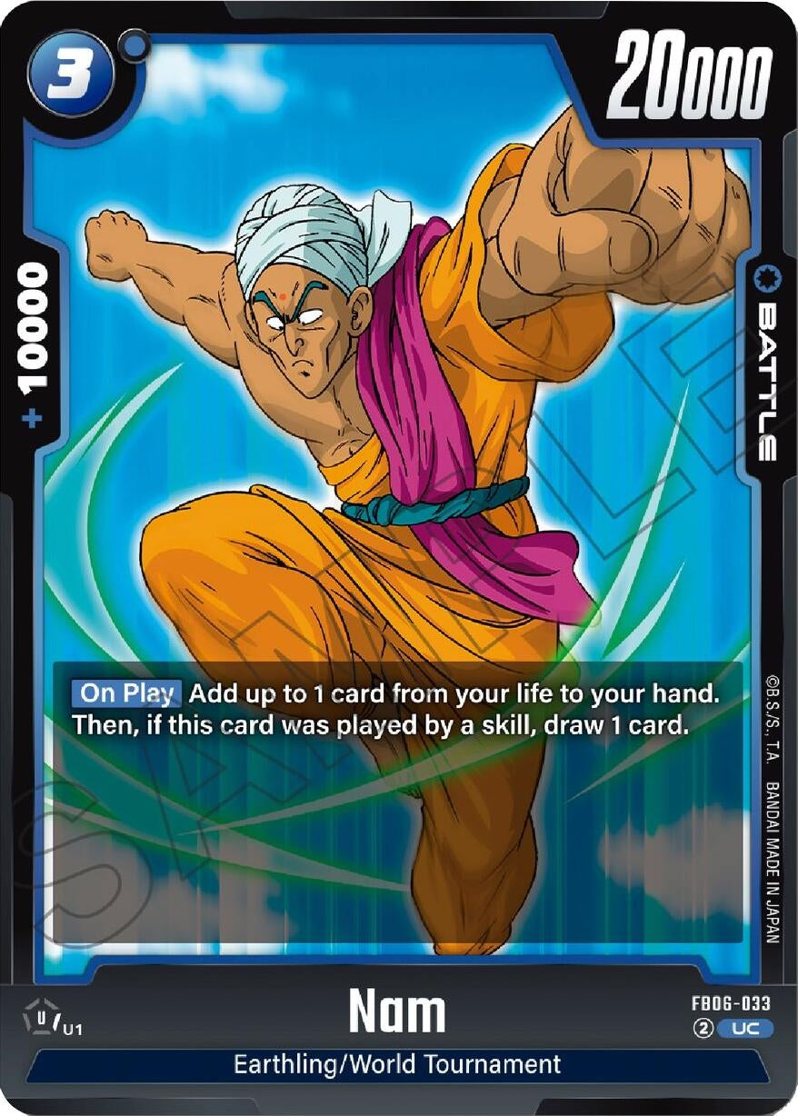 Image for Nam (Rivals Clash) (FB06-033) - Dragon Ball Super: Fusion World