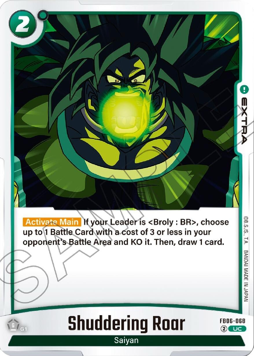Image for Shuddering Roar (Rivals Clash) (FB06-068) - Dragon Ball Super: Fusion World