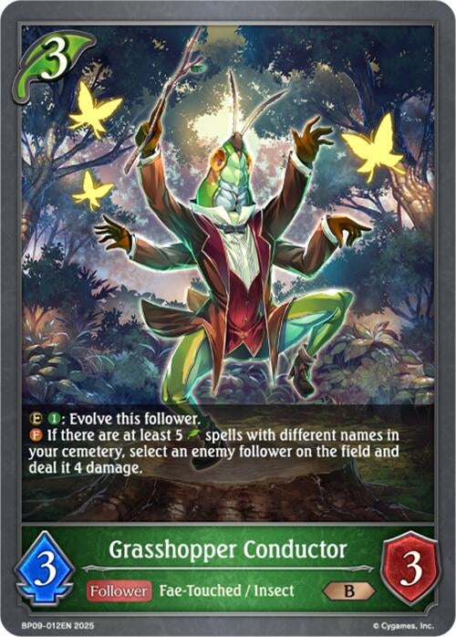 Image for Grasshopper Conductor (BP09: Duet of Dawn and Dusk) (BP09-012EN) - Shadowverse: Evolve