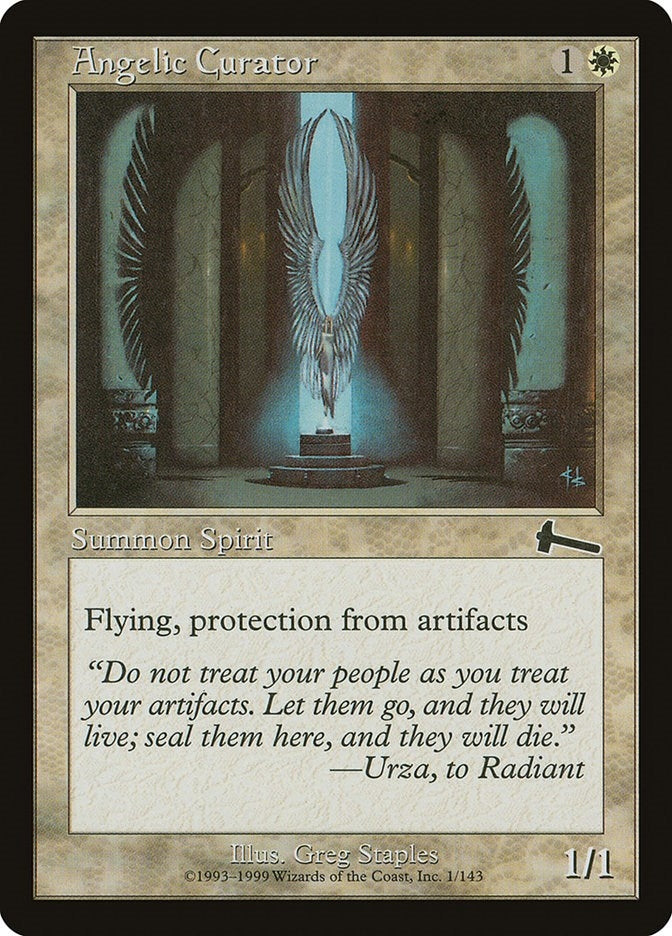 Image for Angelic Curator (Urza's Legacy) (1) - Magic: The Gathering