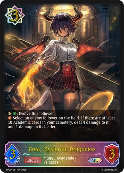 Image for Grea, Mysterian Dragoness (SL) (BP09: Duet of Dawn and Dusk) (BP09-SL11EN) - Shadowverse: Evolve