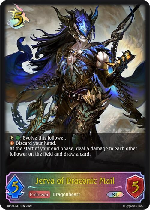 Image for Jerva of Draconic Mail (SL) (BP09: Duet of Dawn and Dusk) (BP09-SL13EN) - Shadowverse: Evolve