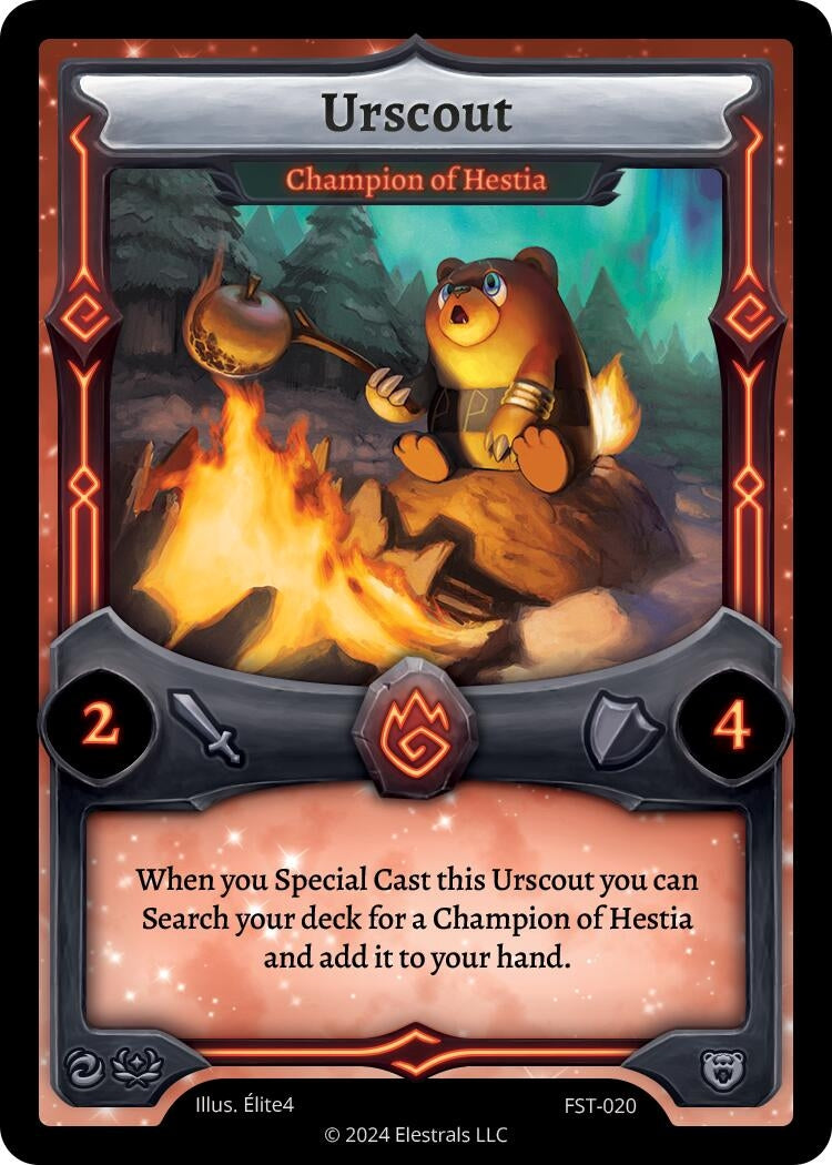 Image for Urscout - Champion of Hestia (Divine Champions: Firestorm) (FST-020) - Elestrals