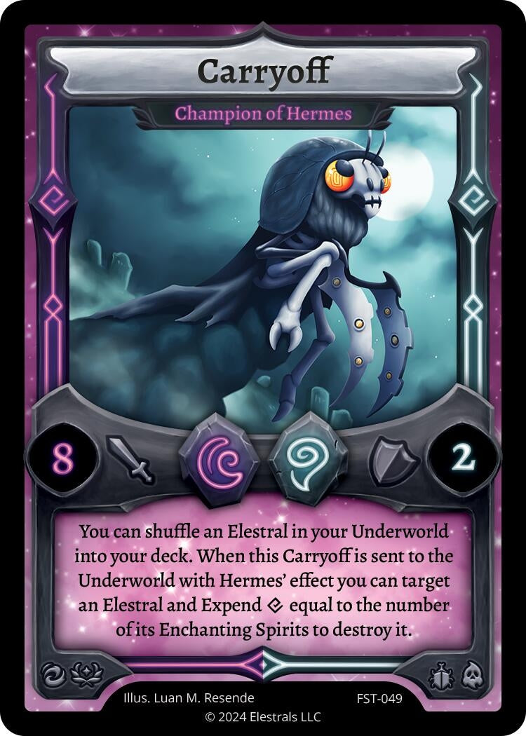 Image for Carryoff - Champion of Hermes (Divine Champions: Firestorm) (FST-049) - Elestrals