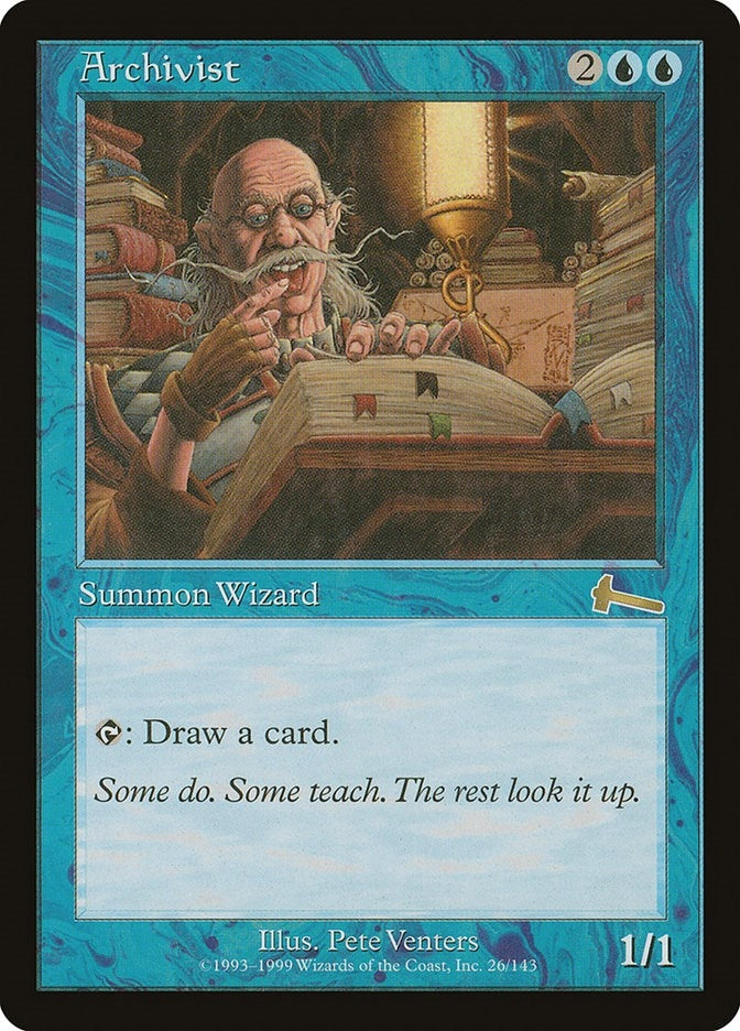 Image for Archivist (Urza's Legacy) (26) - Magic: The Gathering