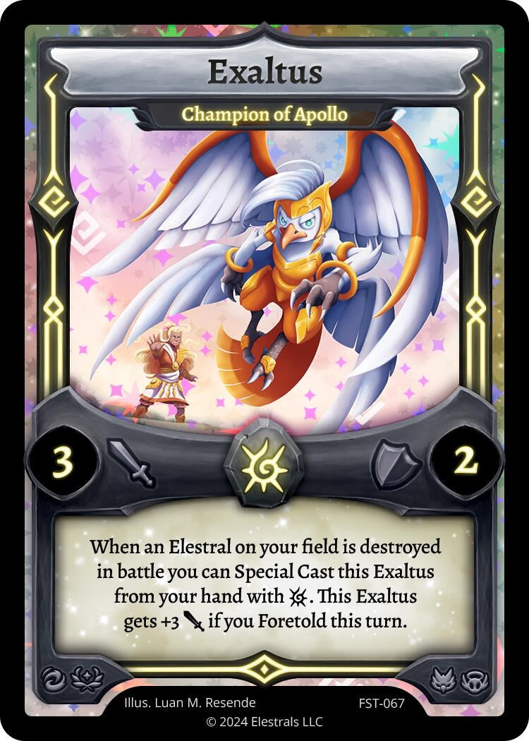 Image for Exaltus - Champion of Apollo (Divine Champions: Firestorm) (FST-067) - Elestrals