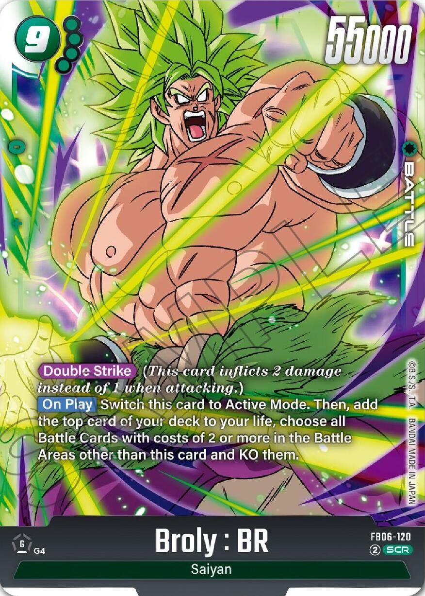 Image for Broly : BR - FB06-120 (Rivals Clash) (FB06-120) - Dragon Ball Super: Fusion World