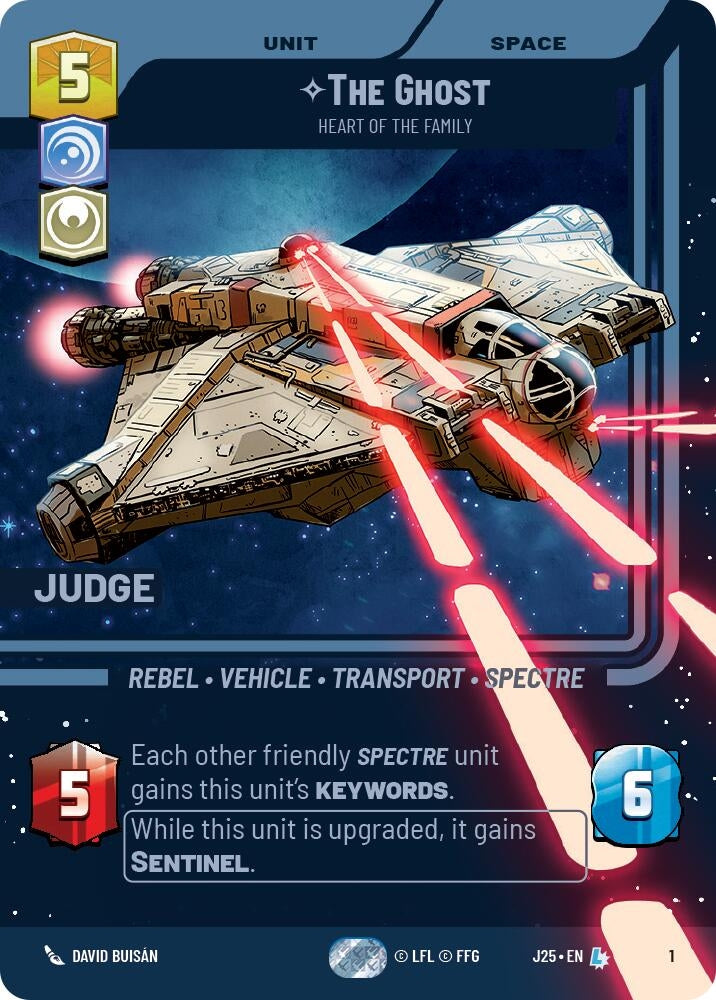 Image for The Ghost - Heart of the Family (Judge Promos) (1) - Star Wars: Unlimited