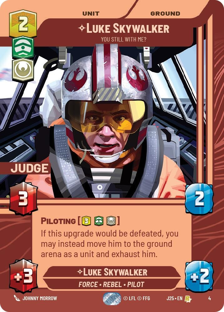 Image for Luke Skywalker - You Still With Me? (Judge Promos) (4) - Star Wars: Unlimited