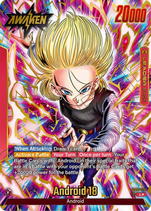 Image for Android 18 (Alternate Art) (Rivals Clash) (FB06-001) - Dragon Ball Super: Fusion World