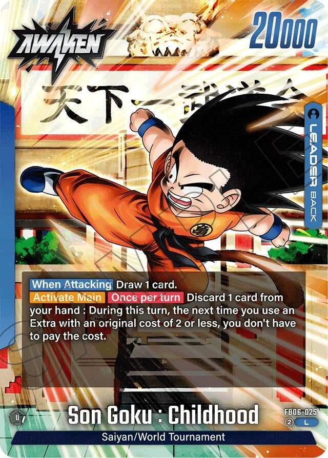 Image for Son Goku : Childhood - FB06-025 (Rivals Clash) (FB06-025) - Dragon Ball Super: Fusion World