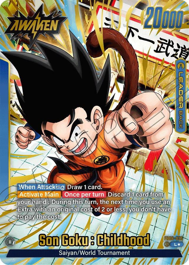 Image for Son Goku : Childhood - FB06-025 (Alternate Art) (Rivals Clash) (FB06-025) - Dragon Ball Super: Fusion World