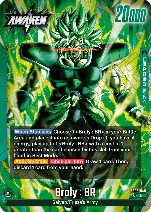 Image for Broly : BR - FB06-048 (Rivals Clash) (FB06-048) - Dragon Ball Super: Fusion World