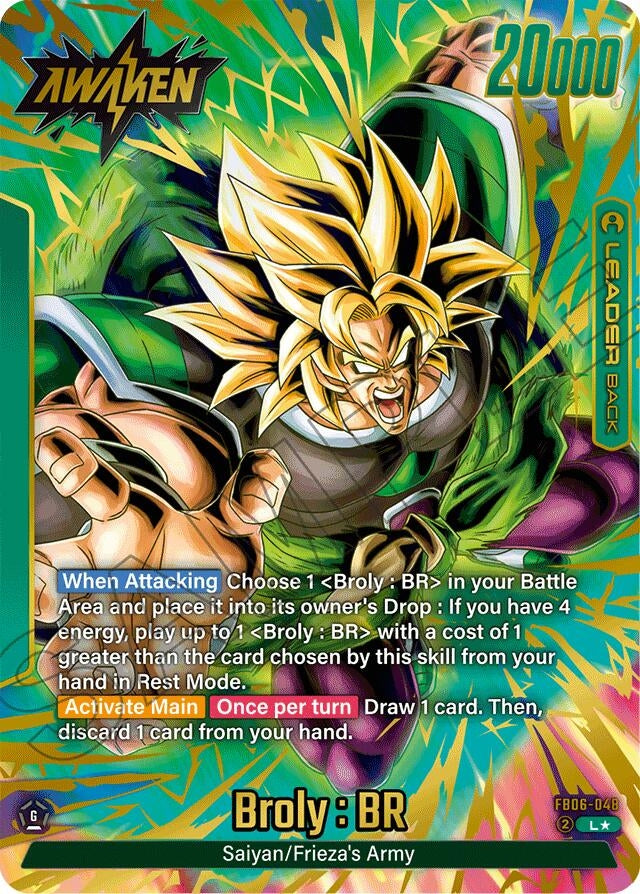 Image for Broly : BR - FB06-048 (Alternate Art) (Rivals Clash) (FB06-048) - Dragon Ball Super: Fusion World