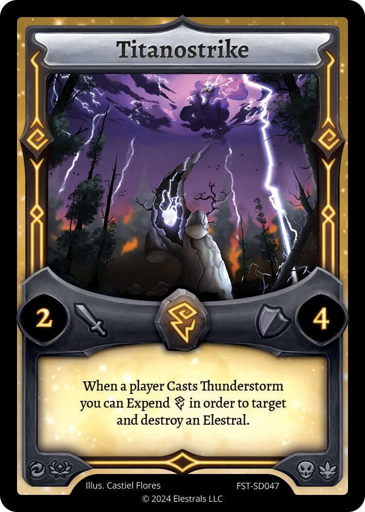 Image for Titanostrike (Divine Champions: Firestorm Starter Decks) (FST-SD047) - Elestrals