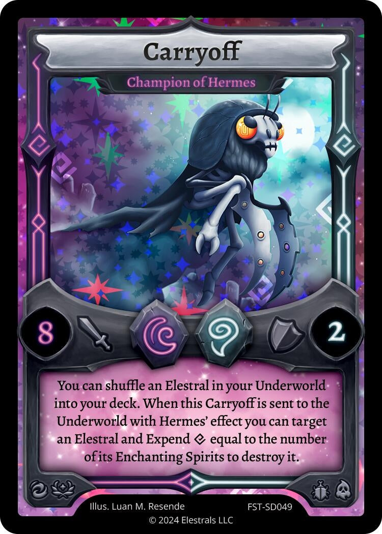 Image for Carryoff - Champion of Hermes (Divine Champions: Firestorm Starter Decks) (FST-SD049) - Elestrals