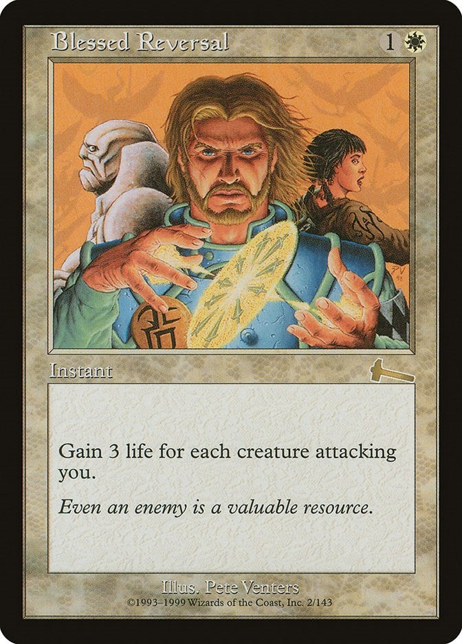 Image for Blessed Reversal (Urza's Legacy) (2) - Magic: The Gathering