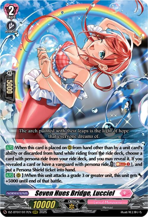 Image for Seven Hues Bridge, Lucciel (DZ-BT07: Moon Fangs & Cerulean Blaze) (DZ-BT07/017EN) - Cardfight Vanguard