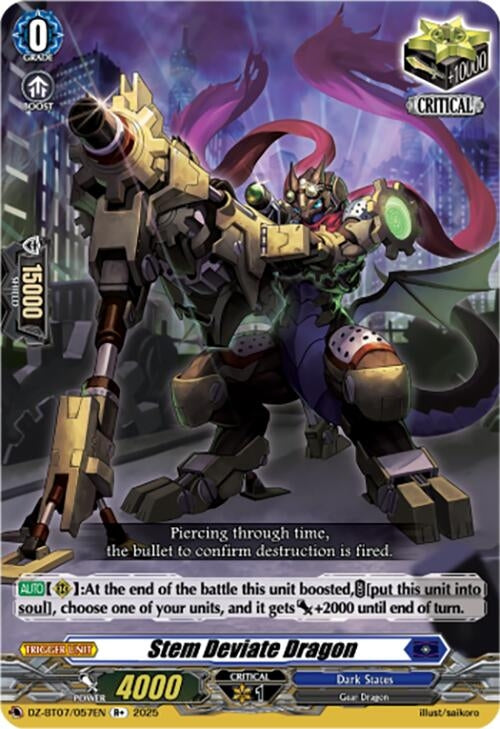 Image for Stem Deviate Dragon (DZ-BT07: Moon Fangs & Cerulean Blaze) (DZ-BT07/057EN) - Cardfight Vanguard