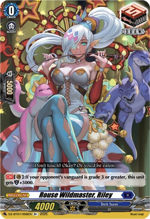 Image for Rouse Wildmaster, Riley (DZ-BT07: Moon Fangs & Cerulean Blaze) (DZ-BT07/058EN) - Cardfight Vanguard