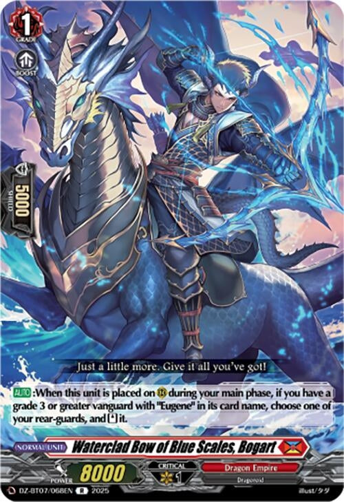 Image for Waterclad Bow of Blue Scales, Bogart (DZ-BT07: Moon Fangs & Cerulean Blaze) (DZ-BT07/068EN) - Cardfight Vanguard