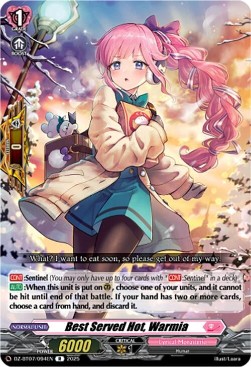 Image for Best Served Hot, Warmia (DZ-BT07: Moon Fangs & Cerulean Blaze) (DZ-BT07/094EN) - Cardfight Vanguard