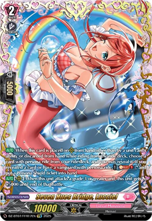 Image for Seven Hues Bridge, Lucciel (FFR) (DZ-BT07: Moon Fangs & Cerulean Blaze) (DZ-BT07/FFR17EN) - Cardfight Vanguard