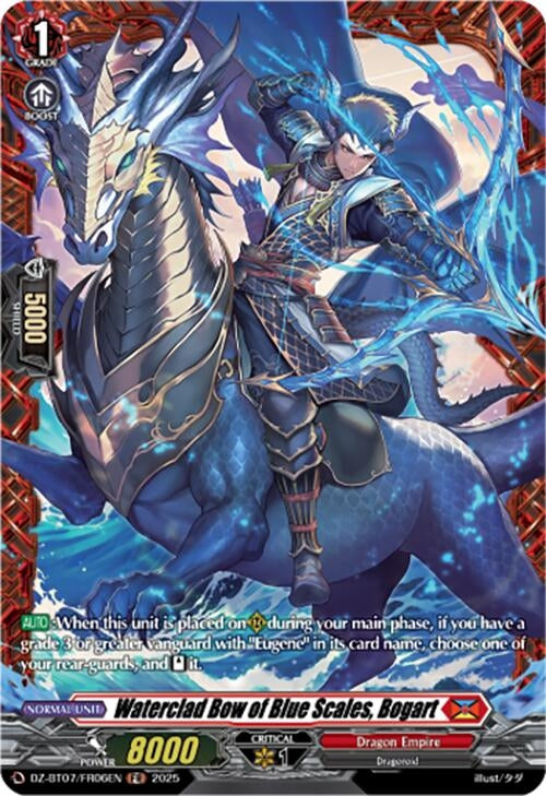 Image for Waterclad Bow of Blue Scales, Bogart (FR) (DZ-BT07: Moon Fangs & Cerulean Blaze) (DZ-BT07/FR06EN) - Cardfight Vanguard
