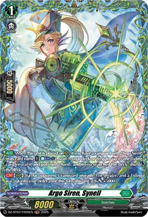 Image for Argo Siren, Synell (FR) (DZ-BT07: Moon Fangs & Cerulean Blaze) (DZ-BT07/FR35EN) - Cardfight Vanguard