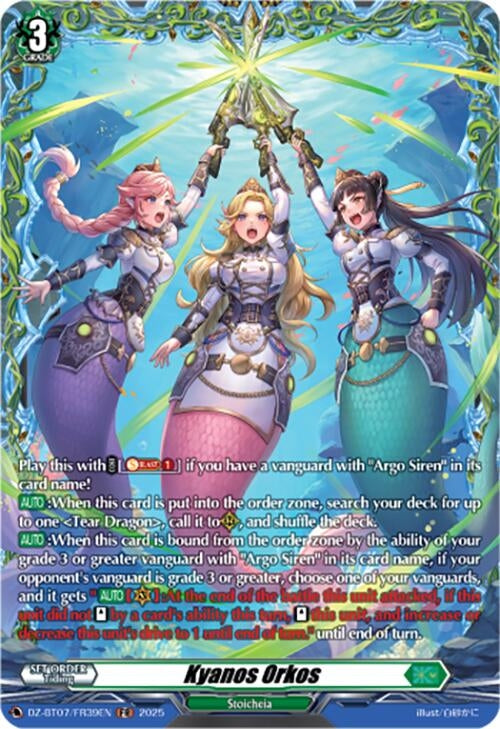 Image for Kyanos Orkos (FR) (DZ-BT07: Moon Fangs & Cerulean Blaze) (DZ-BT07/FR39EN) - Cardfight Vanguard
