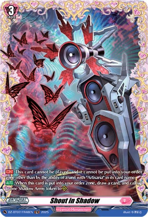 Image for Shout in Shadow (FR) (DZ-BT07: Moon Fangs & Cerulean Blaze) (DZ-BT07/FR48EN) - Cardfight Vanguard