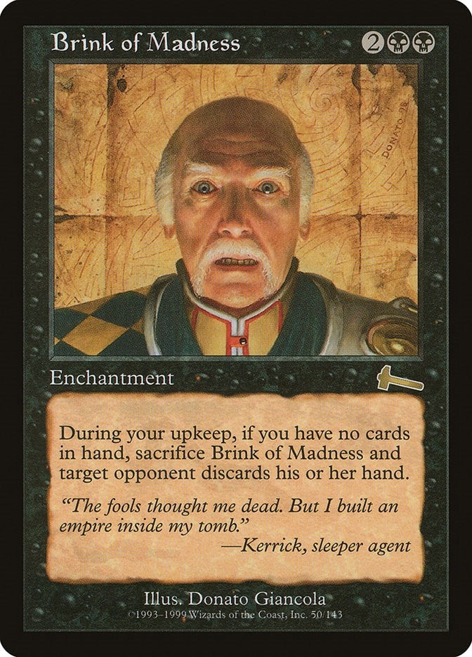Image for Brink of Madness (Urza's Legacy) (50) - Magic: The Gathering