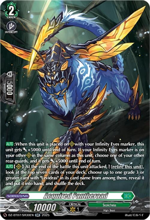 Image for Acquired Pantheraad (SR) (DZ-BT07: Moon Fangs & Cerulean Blaze) (DZ-BT07/SR30EN) - Cardfight Vanguard