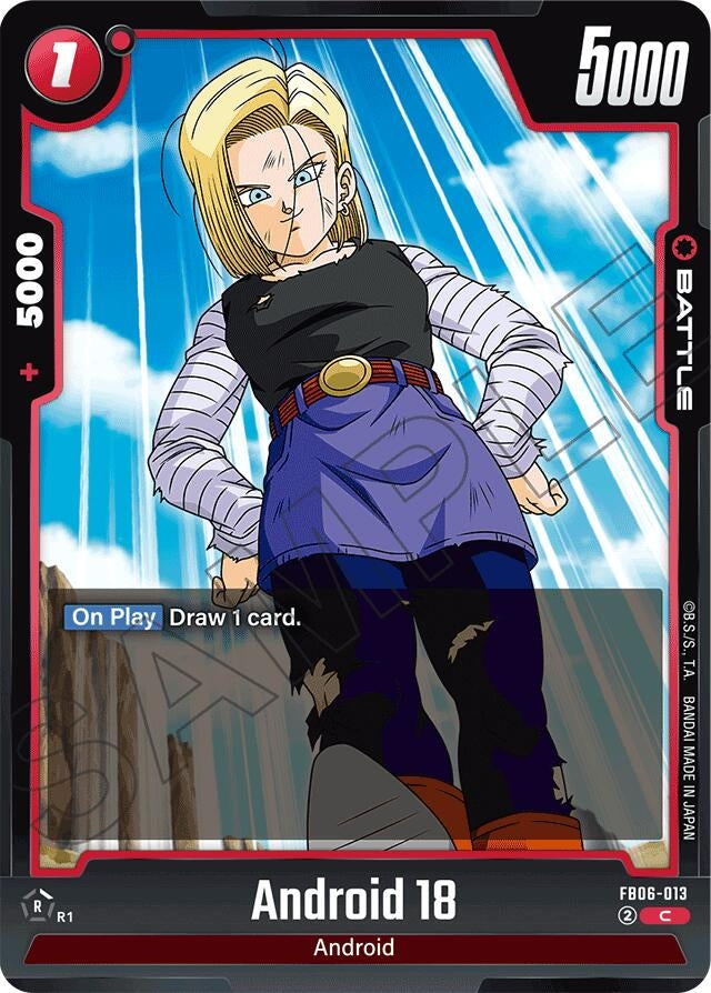 Image for Android 18 - FB06-013 (Rivals Clash) (FB06-013) - Dragon Ball Super: Fusion World