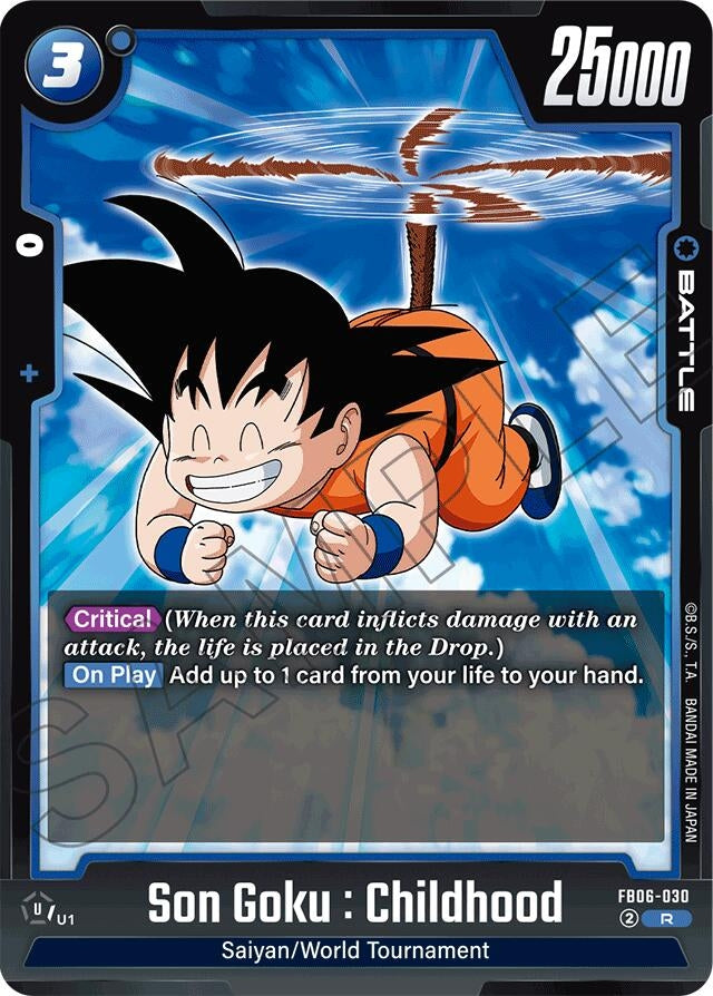 Image for Son Goku : Childhood (Rivals Clash) (FB06-030) - Dragon Ball Super: Fusion World