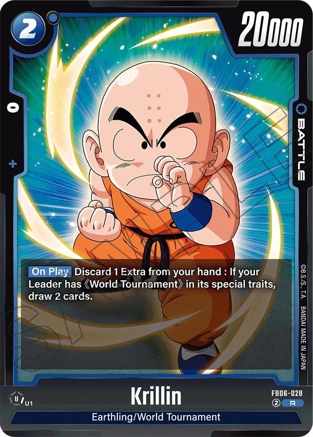 Image for Krillin - FB06-028 (Rivals Clash) (FB06-028) - Dragon Ball Super: Fusion World