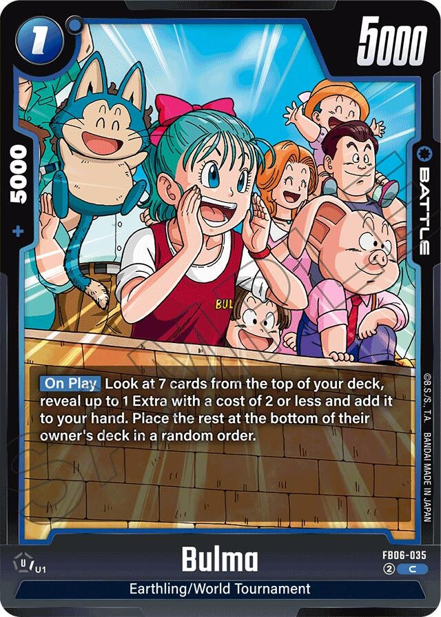 Image for Bulma (Rivals Clash) (FB06-035) - Dragon Ball Super: Fusion World