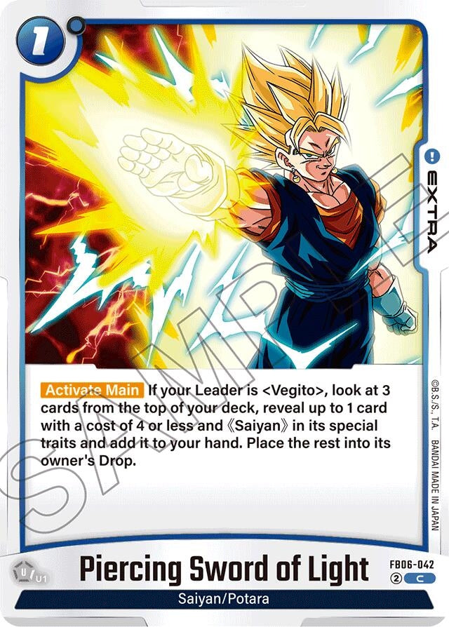 Image for Piercing Sword of Light (Rivals Clash) (FB06-042) - Dragon Ball Super: Fusion World