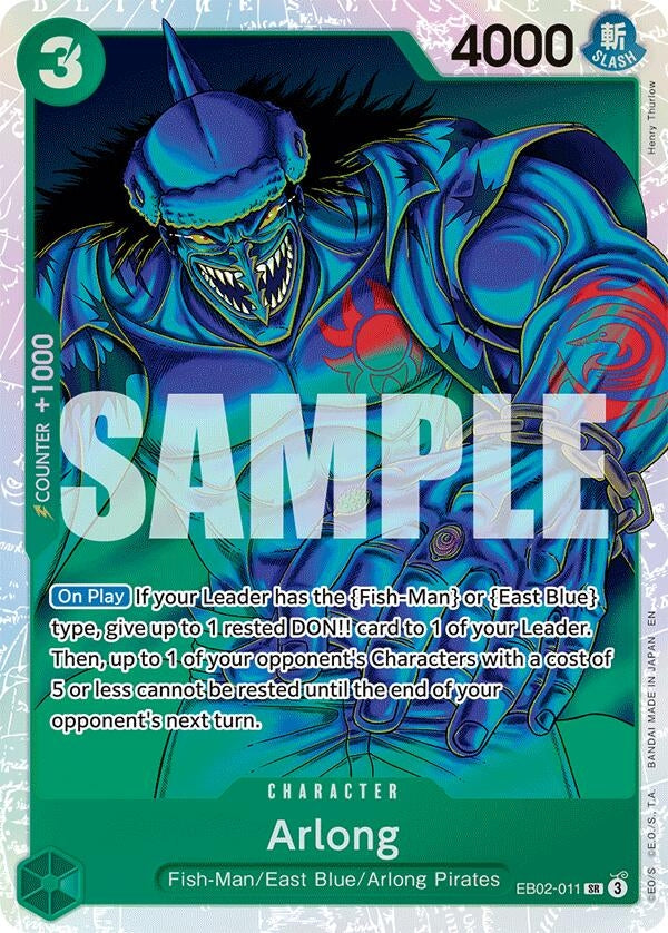 Image for Arlong (Extra Booster: Anime 25th Collection) (EB02-011) - One Piece Card Game
